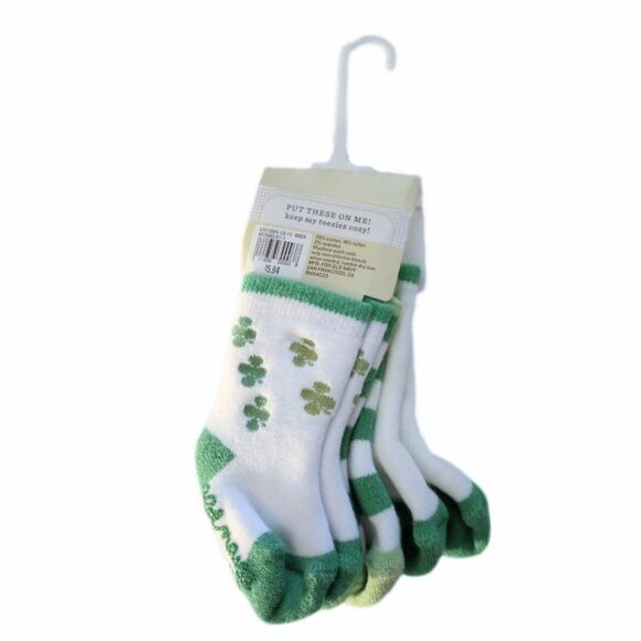 NWT Old Navy Infant Socks St Patty's Day sz 0-3M - Picture 2 of 3